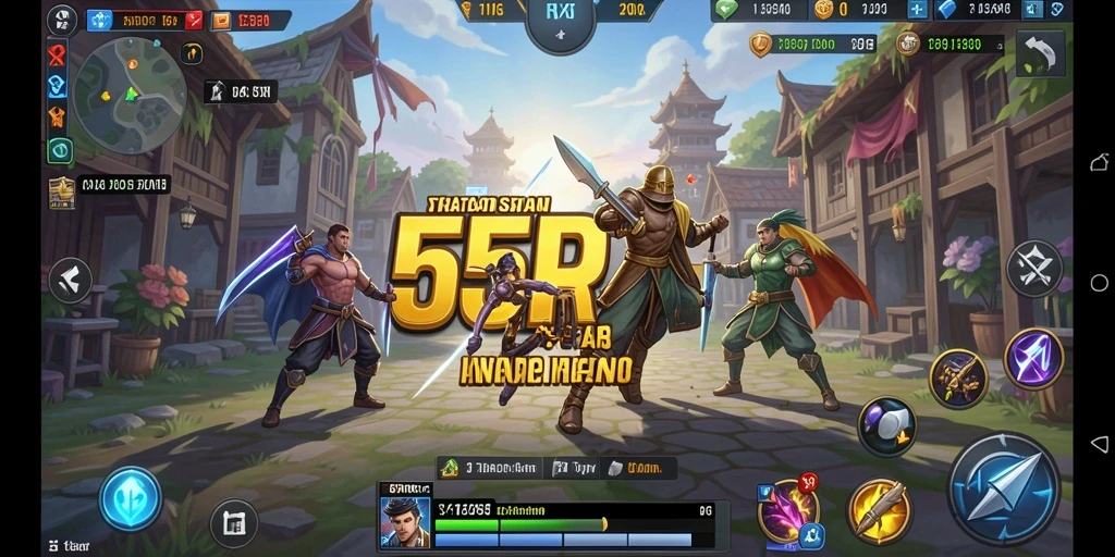 Tampilan gameplay <strong>55RP</strong> dengan strategi yang intens dan merangsang.