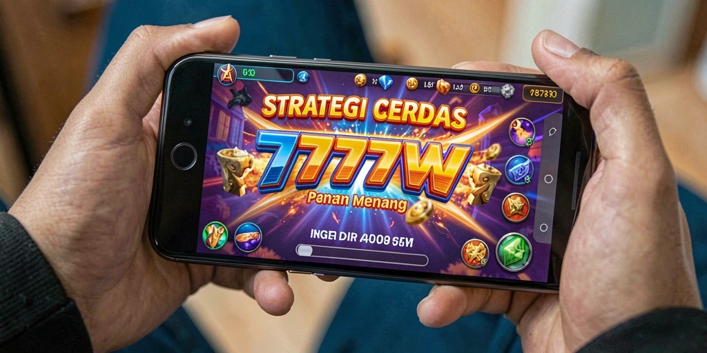 Tampilan gameplay seru dan penuh strategi dari 7777W.