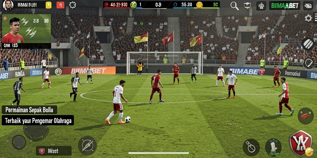 Tampilan gameplay yang mendebarkan dalam BIMABET.