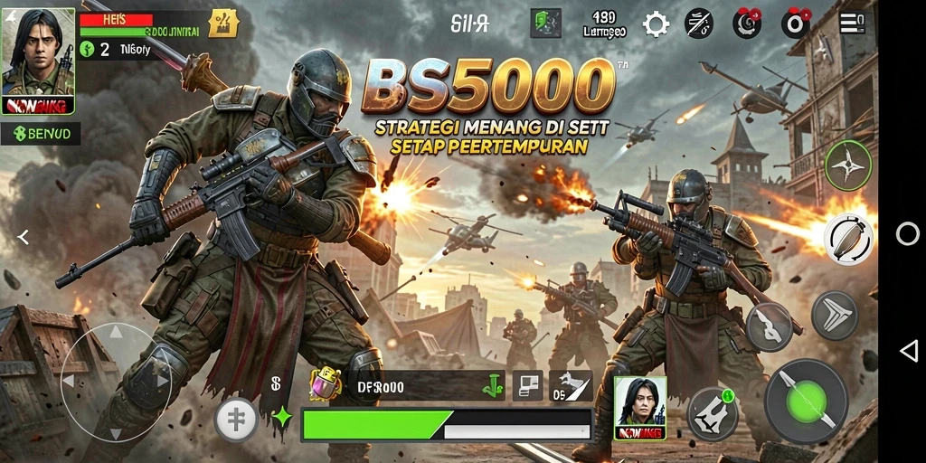 Tampilan menarik dari gameplay <strong>BOS5000</strong> menunjukkan taktik dan strategi pemain.