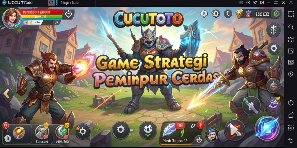 Screenshot gameplay CUCUTOTO menampilkan aksi strategi yang seru.