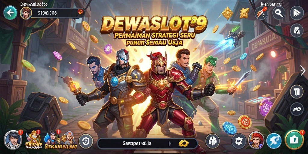 Tampilan gameplay DEWASLOT99 yang menarik dan penuh strategi.