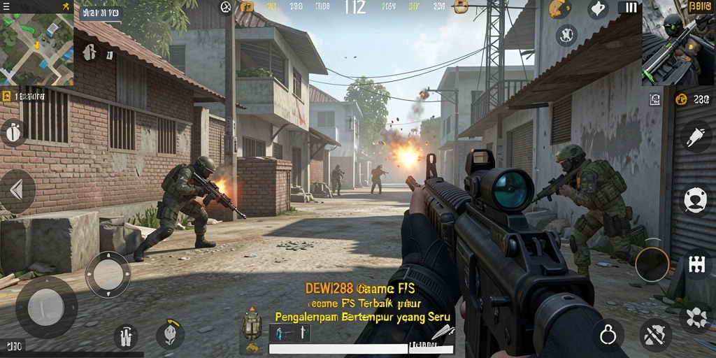 Gameplay DEWI288 dengan aksi menembak yang mendebarkan.