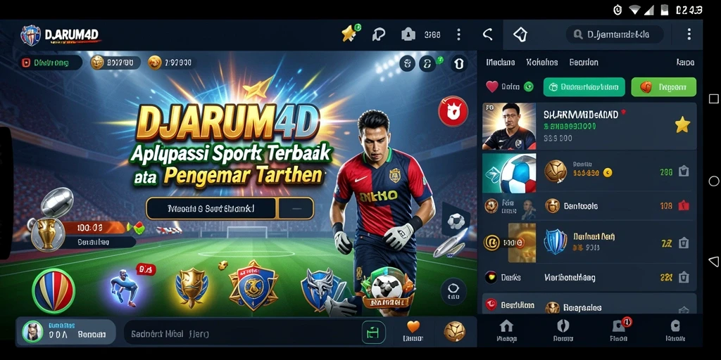 Tampilan utama gameplay DJARUM4D dalam taruhan olahraga.