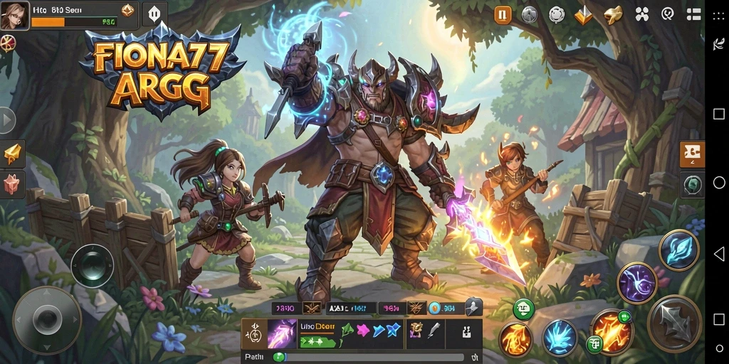 Gameplay mendebarkan di dunia fantasi FIONA77 yang penuh petualangan.