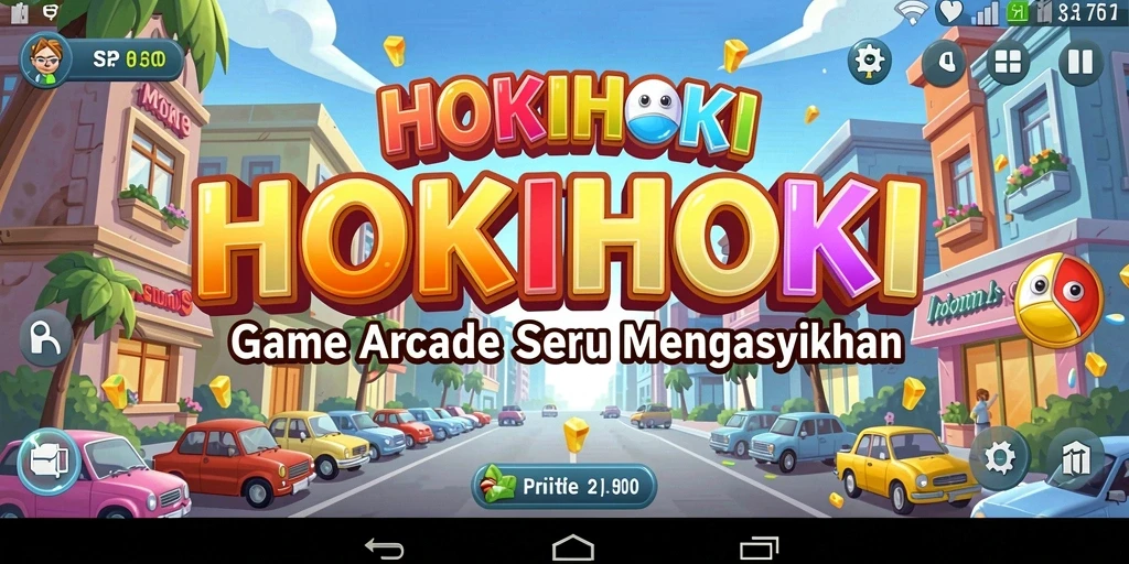 Gameplay dinamis HOKIHOKI yang penuh dengan tantangan rintangan.