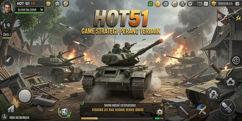 Tampilan gameplay HOT51 yang menantang dalam pertempuran strategis.