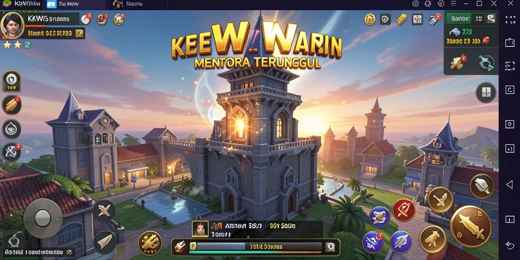 Tangkap momen seru gameplay Tower Defense dari KKWIN!