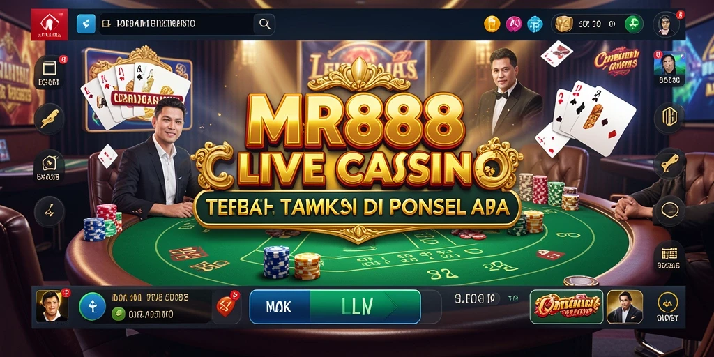 Tampilan gameplay Live Casino yang menawan dan interaktif.