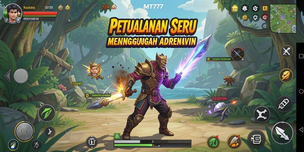 Tampilan menarik dari gameplay MT777 yang menggugah semangat petualangan.