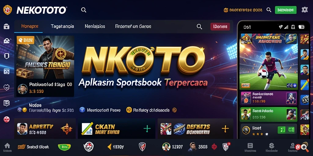 Tampilan menarik dari gameplay Sportsbook NEKOTOTO.