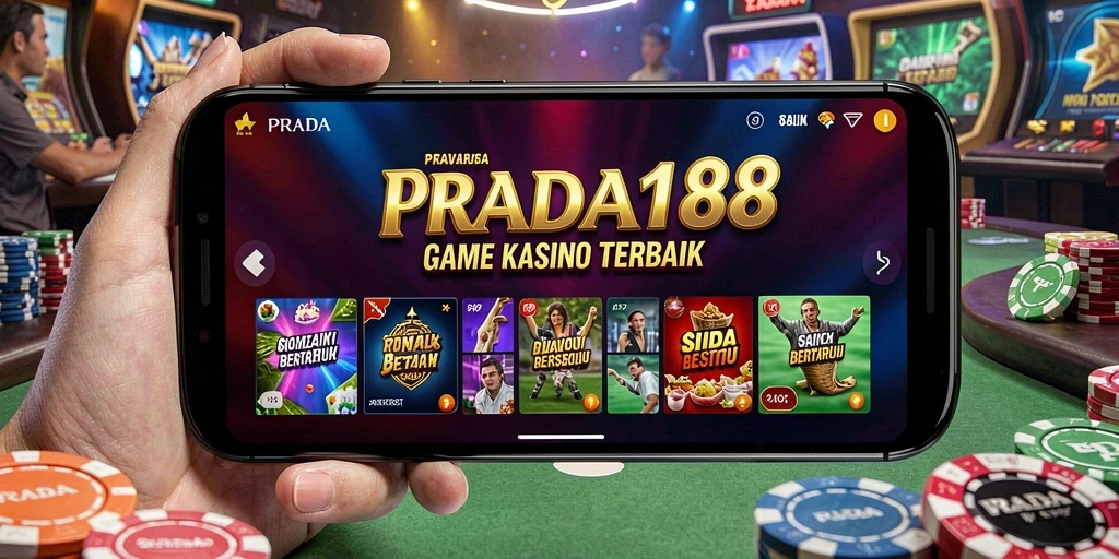 Tampilan menarik dari gameplay Kasino di PRADA188.
