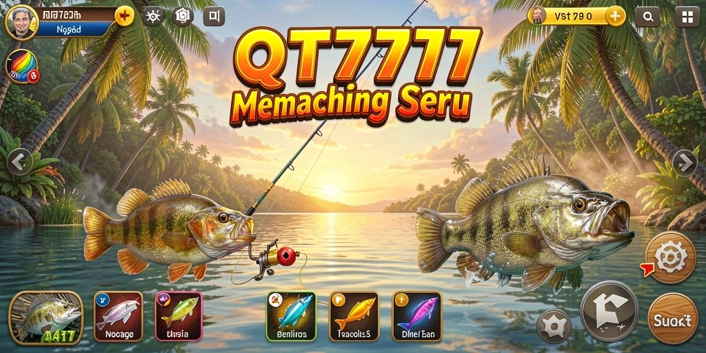 Tangkapan ikan besar dalam gameplay QT777 yang menantang.