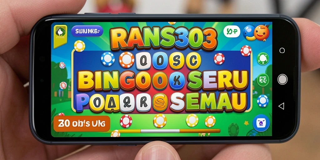 Screenshot gameplay RANS303 menampilkan suasana permainan Bingo yang seru.