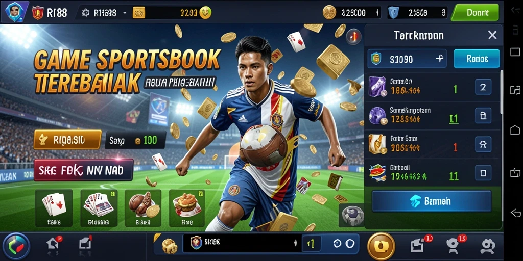 Tampilan menarik dari gameplay Sportsbook RI188 yang seru.