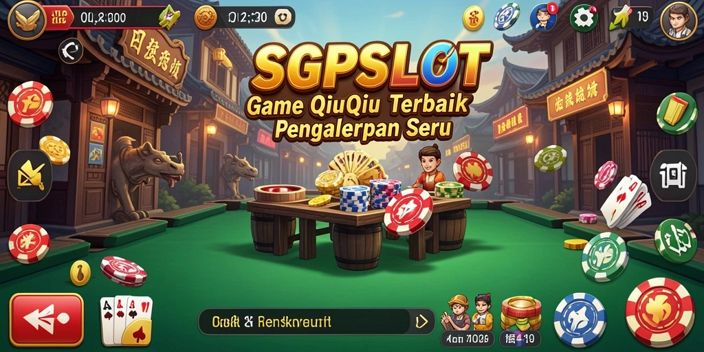 Tampilan gameplay QiuQiu yang menegangkan dan menarik.