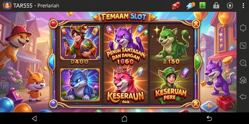 Tampilan gameplay TAR555 yang menarik dan menegangkan.