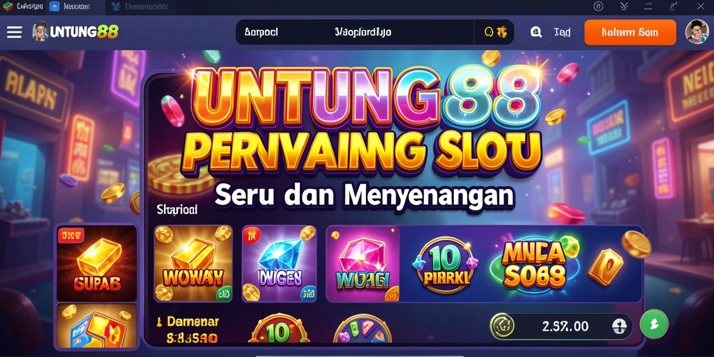 Screenshot UNTUNG88 menampilkan gameplay menarik dengan warna-warna cerah.